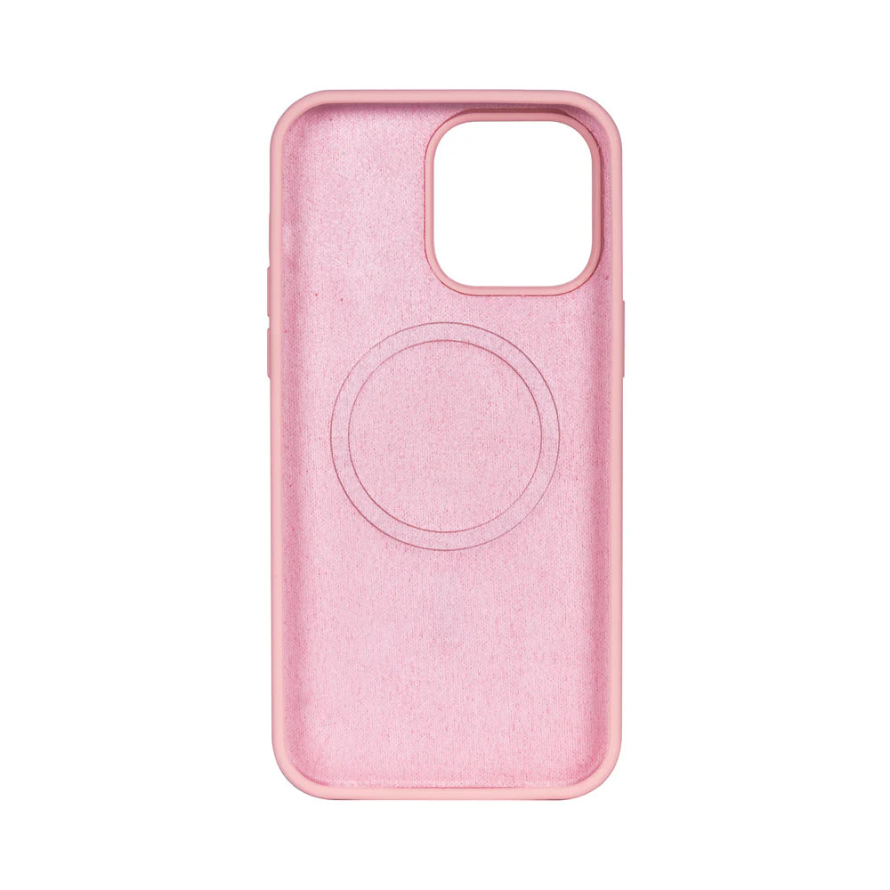 Puha TPU tok MagSafe-fel iPhone 13 Mini készülékhez (rózsaszín)