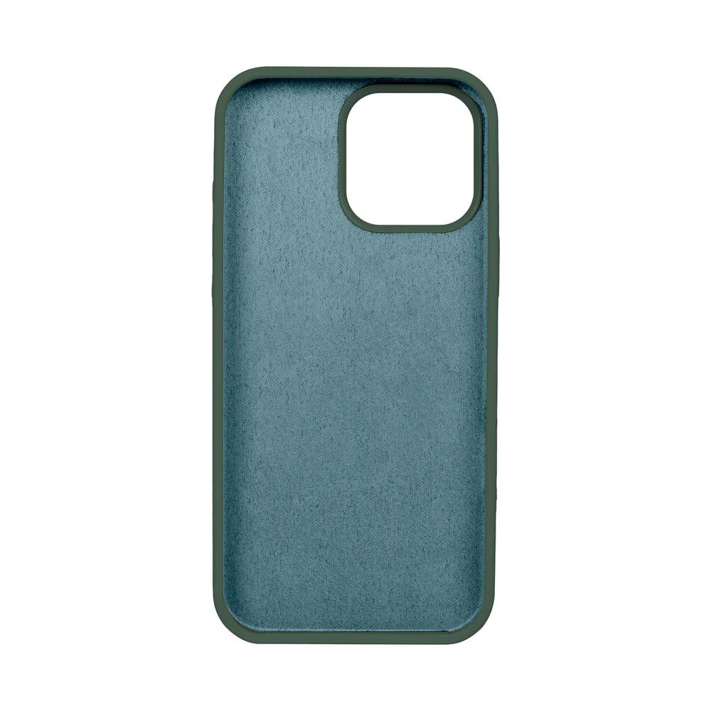 Puha TPU tok iPhone 16 Pro készülékhez (sötétzöld)