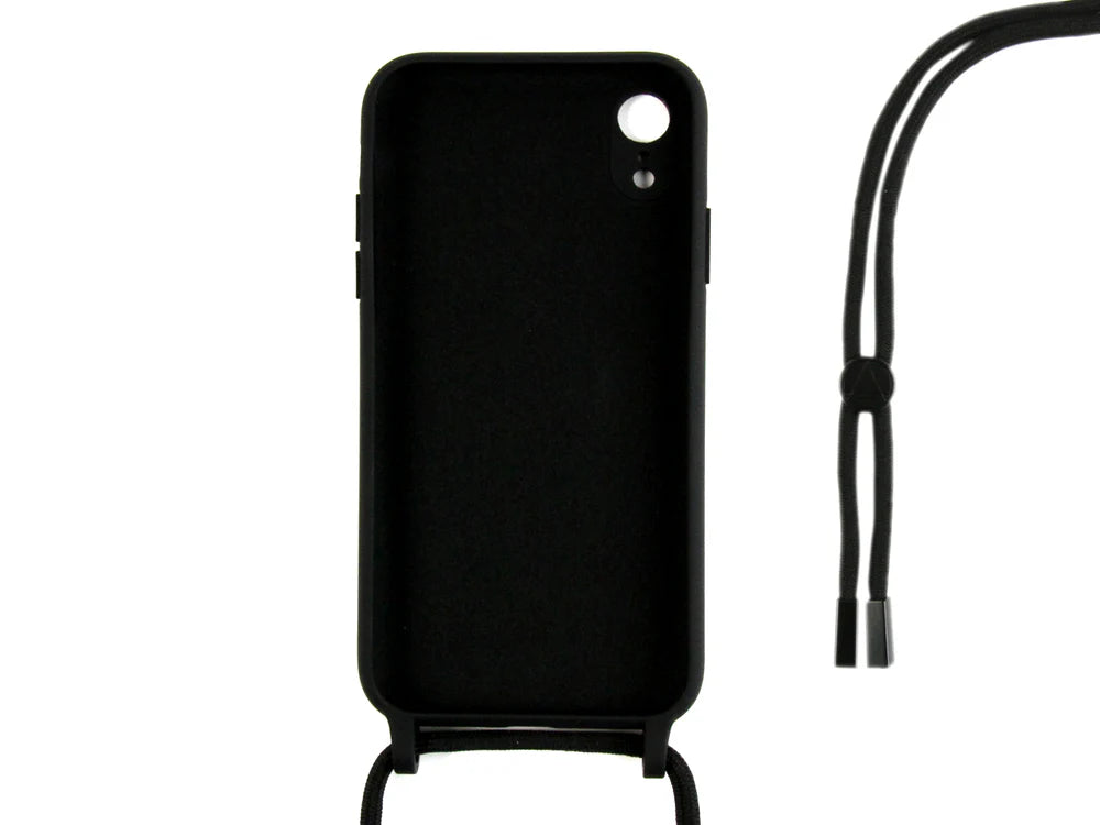 TPU tok pánttal iPhone XR-hez (Fekete)