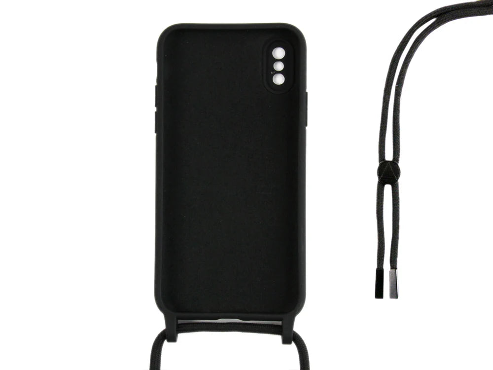 TPU tok pánttal iPhone X készülékhez (fekete)