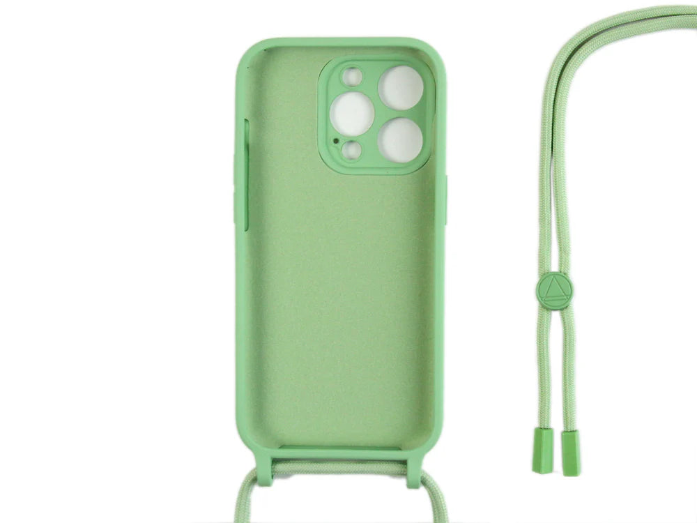 TPU tok pánttal iPhone 14 Pro Max készülékhez (Világoszöld)
