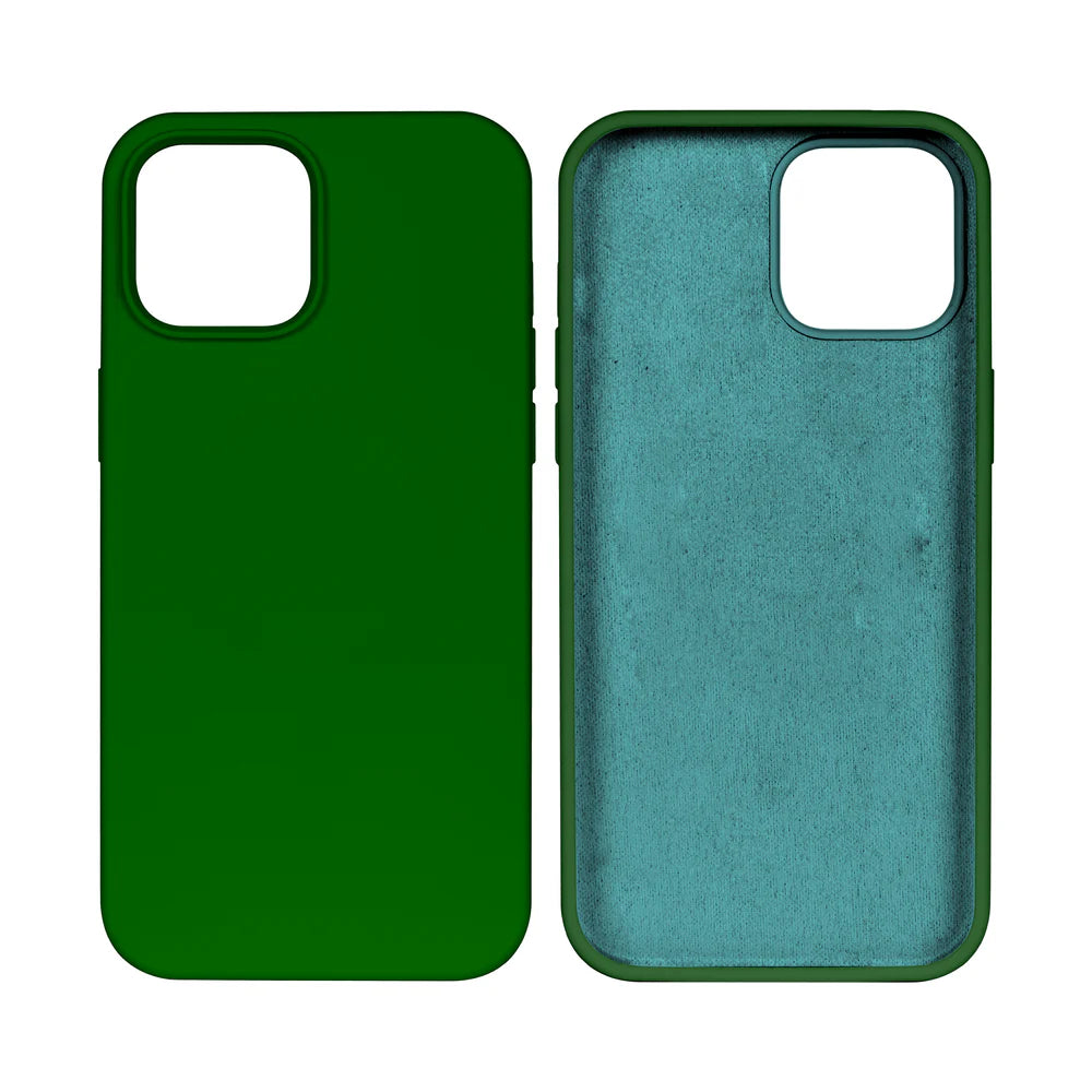 Puha TPU tok iPhone 15 készülékhez (sötétzöld)