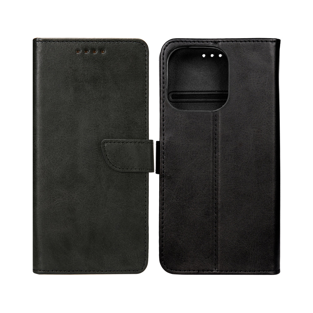 Könyvtok iPhone 16 Pro Max készülékhez (fekete)