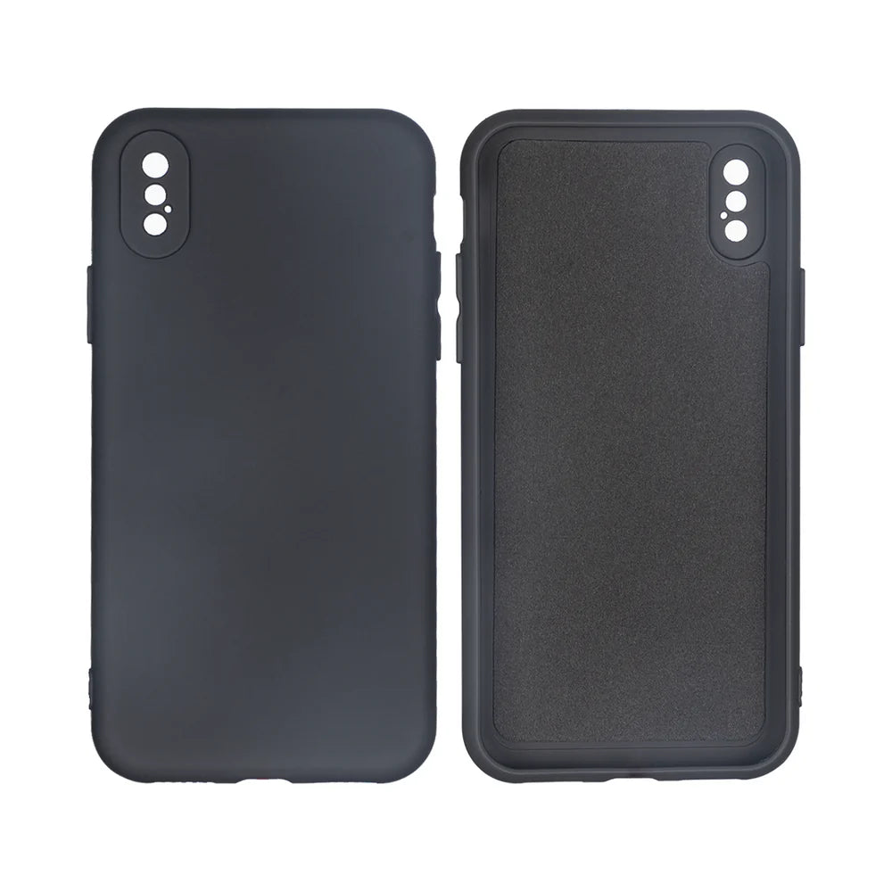 Puha TPU tok iPhone X készülékhez (fekete)