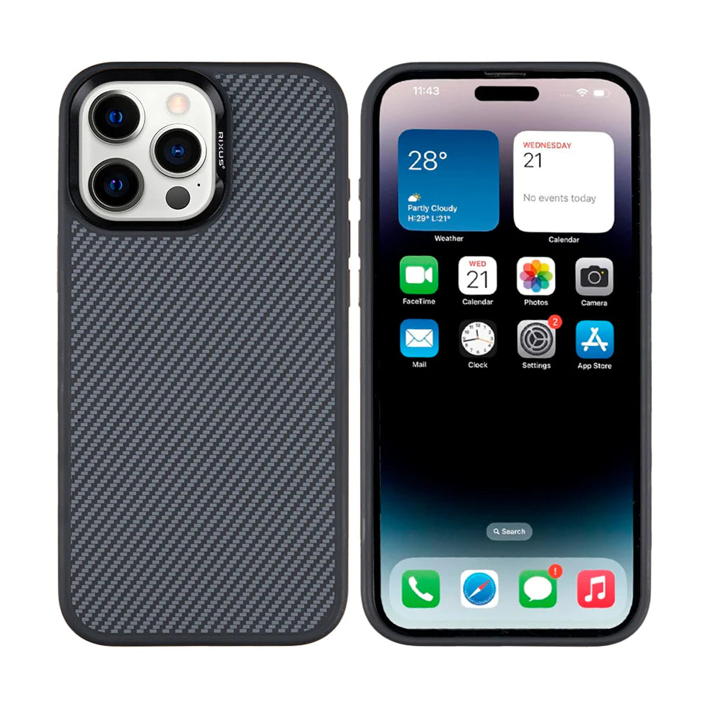 Carbon MagSafe tok iPhone 14 Pro készülékhez (Titanium Black)