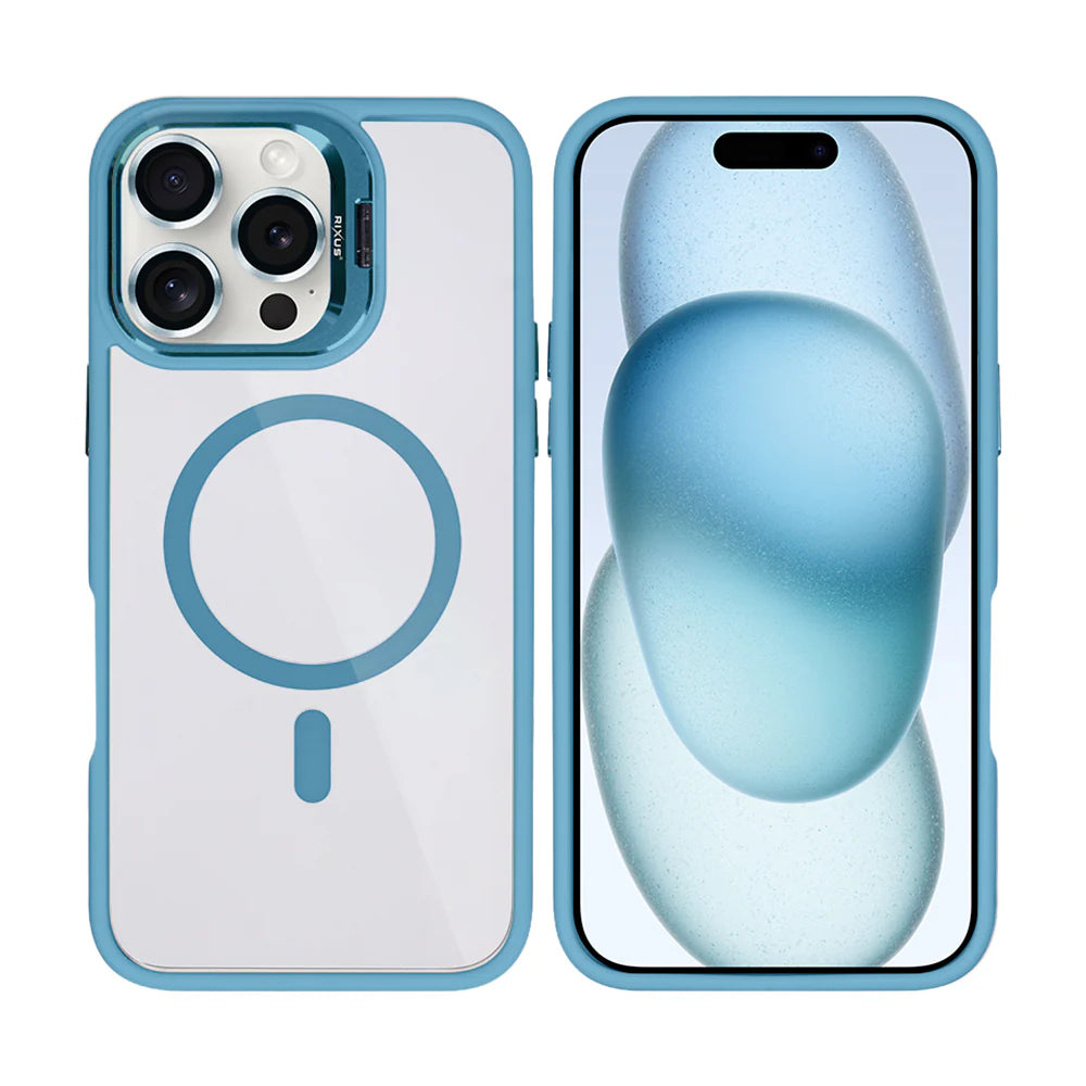 Masszív Magsafe tok iPhone 16 Pro Max készülékhez (világoskék)