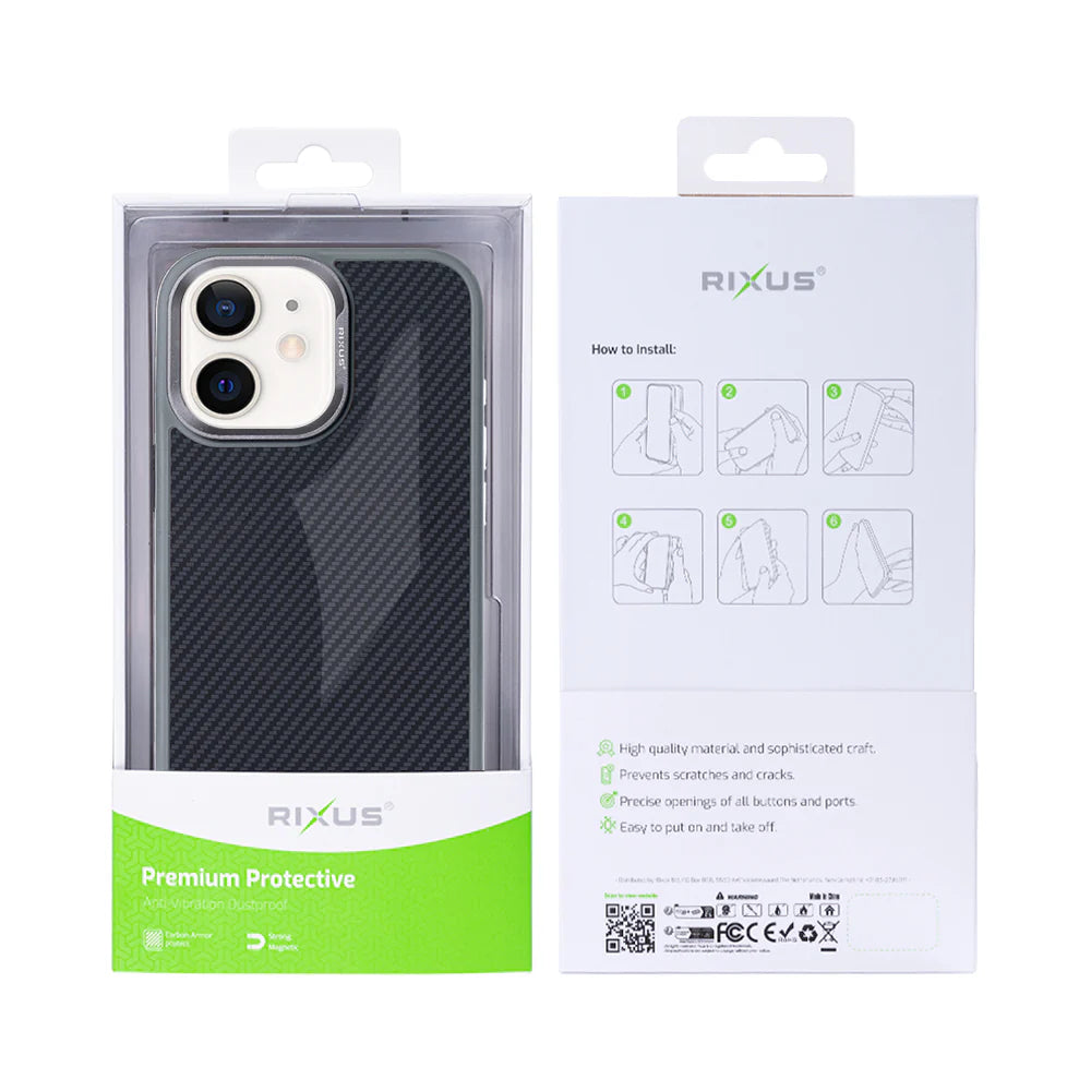 Carbon MagSafe-tel iPhone 11-hez (Titanium Grey)