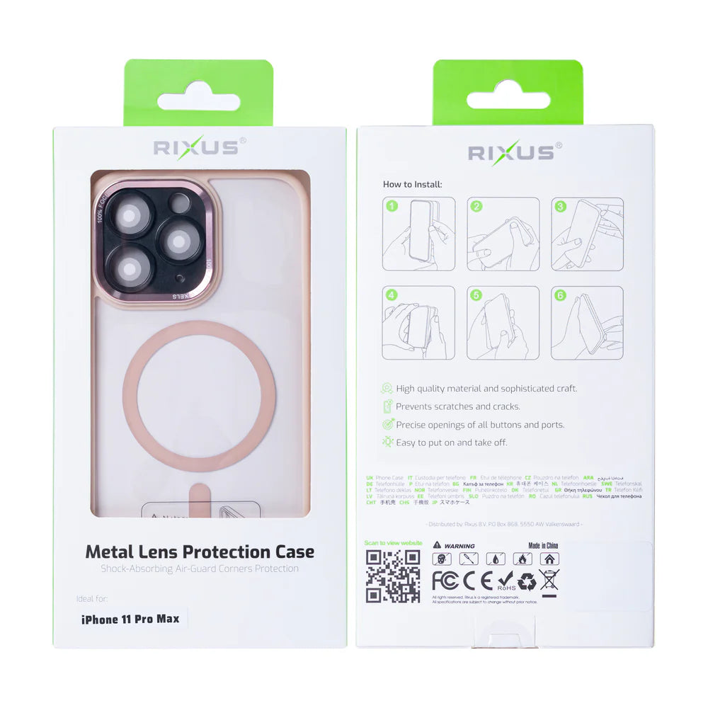 MagSafe tok iPhone 11 Pro Max készülékhez (Rózsaszín)