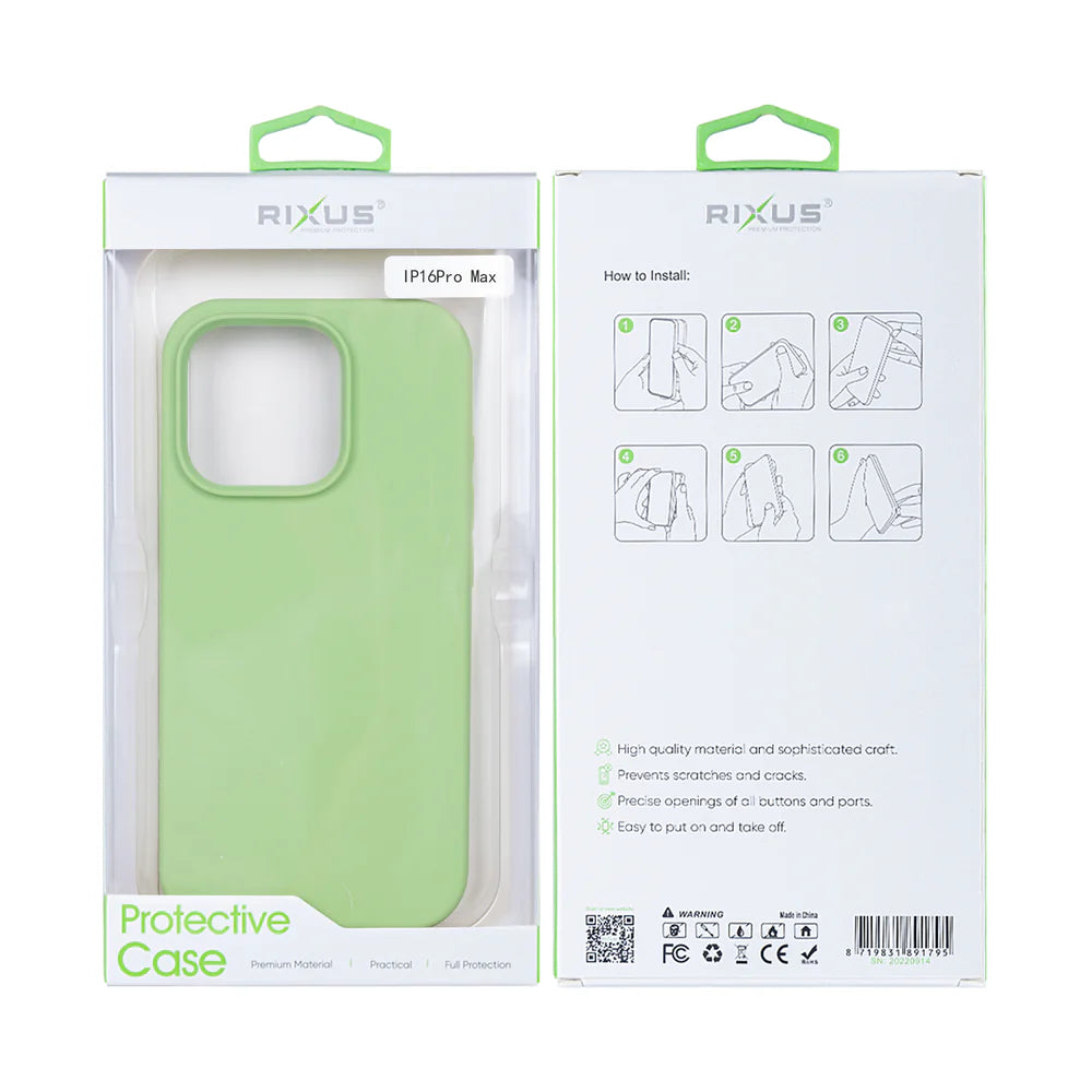 Puha TPU tok iPhone 16 Pro Max készülékhez (zöld)