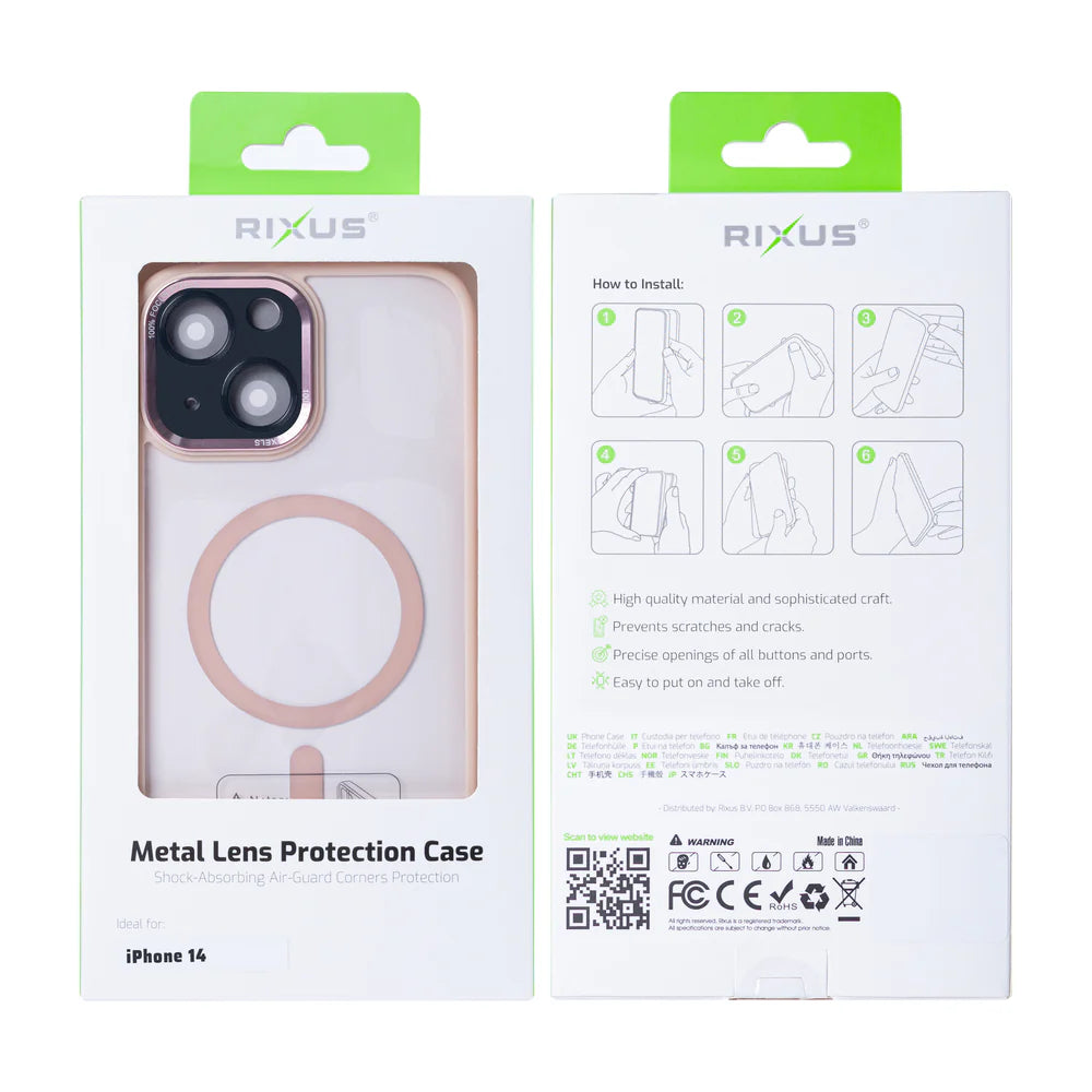 Magsafe tok iPhone 14-hez (Rózsaszín)