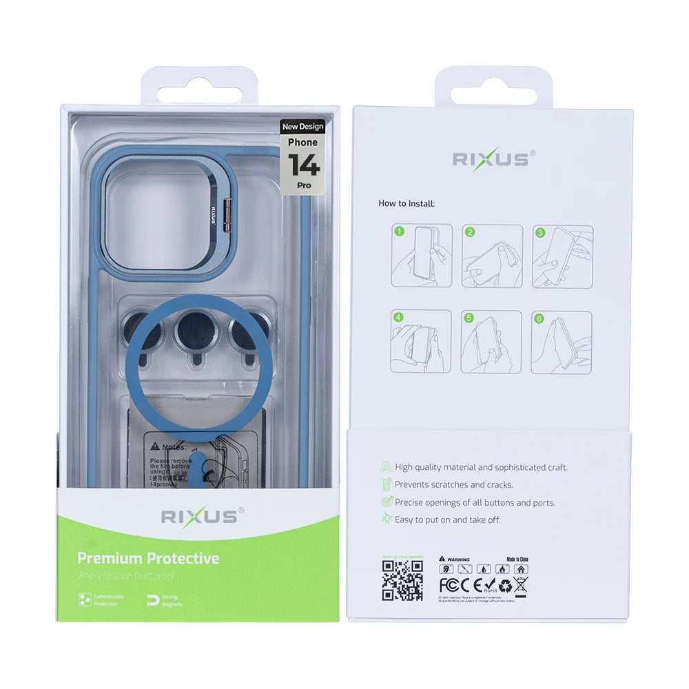 Masszív Magsafe tok iPhone 14 Pro készülékhez (világoskék)
