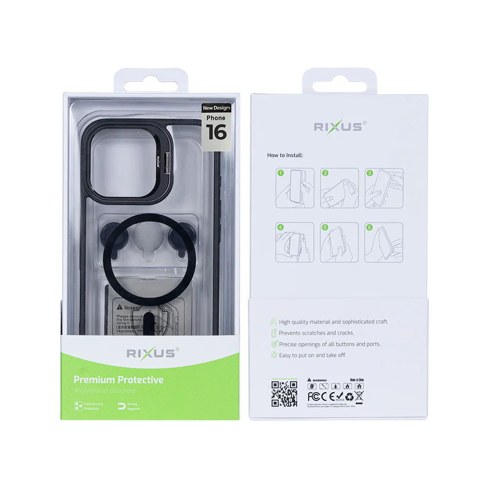 Masszív MagSafe tok iPhone 16 készülékhez (fekete)