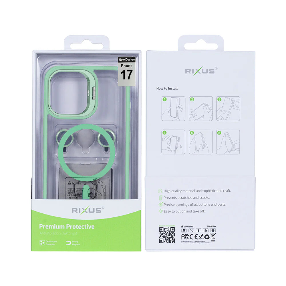 MagSafe tok iPhone 17-hez (világoszöld)