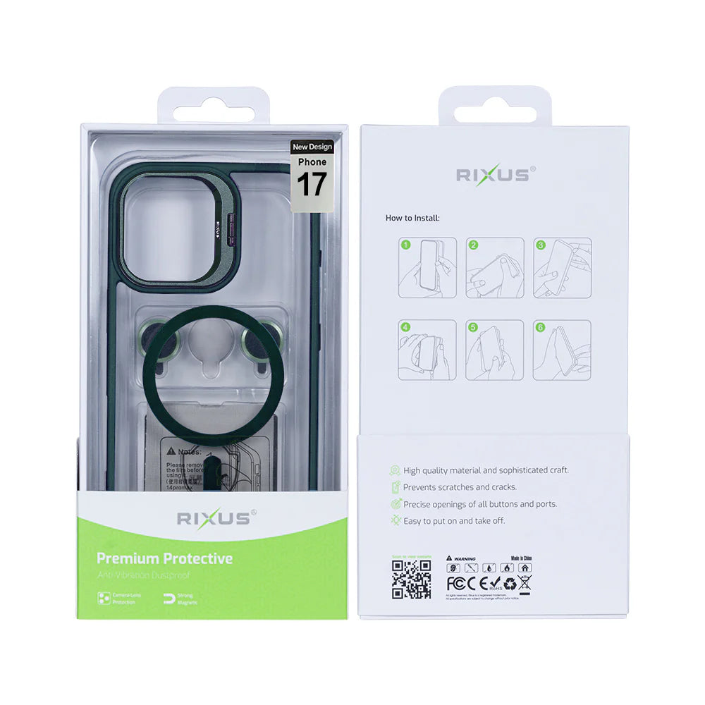 MagSafe tok iPhone 17-hez (sötétzöld)