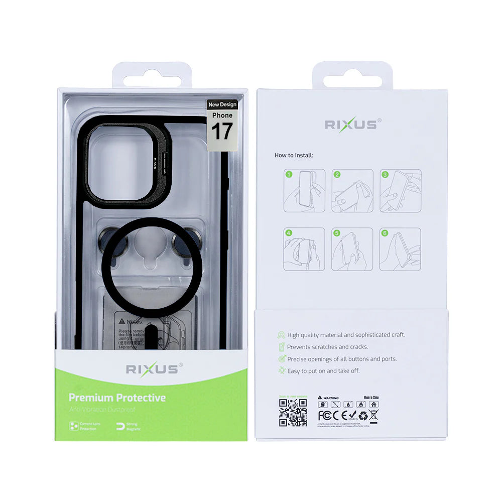Magsafe tok iPhone 17-hez (fekete)