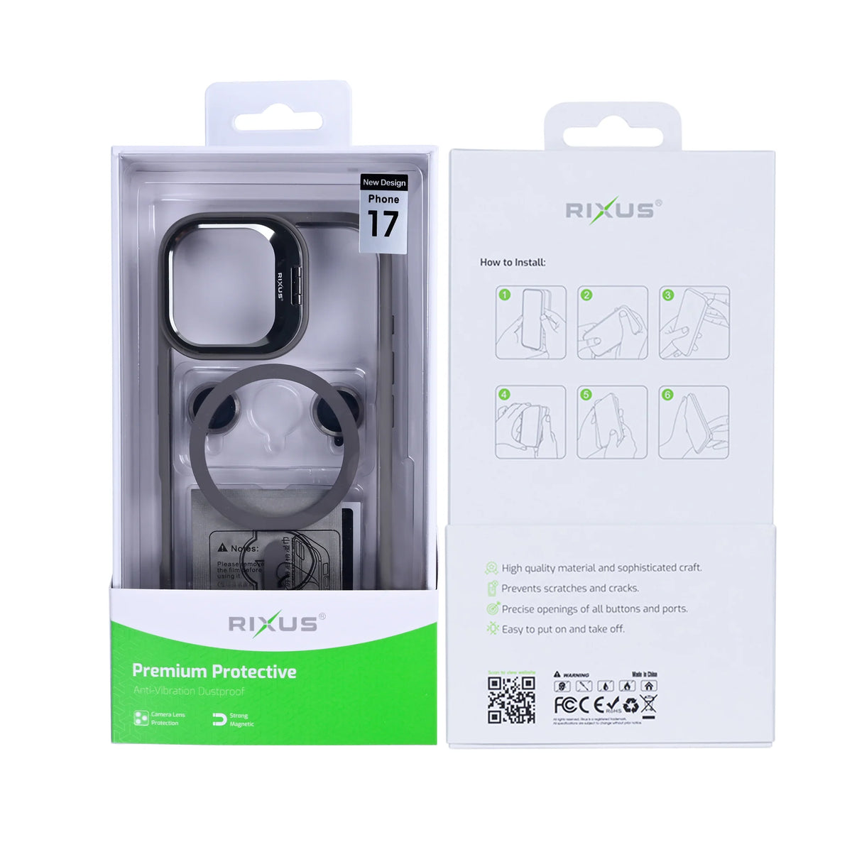 MagSafe tok iPhone 17-hez (szürke)