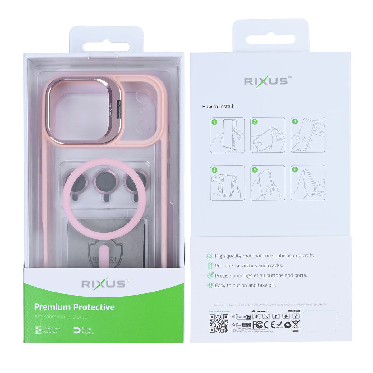 MagSafe tok iPhone 17 Pro készülékhez (halványrózsaszín)