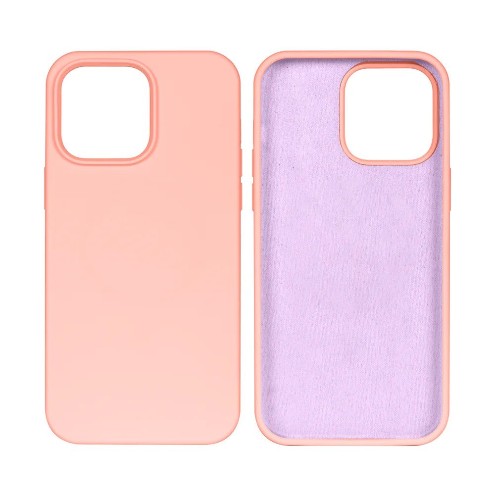 Puha TPU tok iPhone 15 Pro Max készülékhez (Rózsaszín)