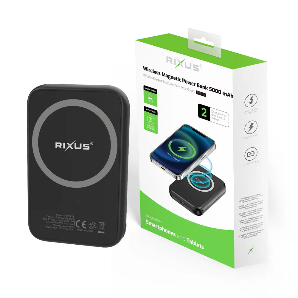 Nagy kapacitású 5000 mAh-s powerbank