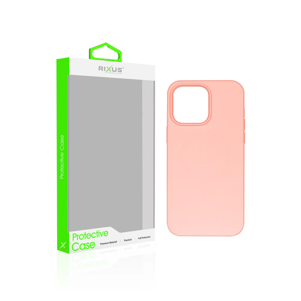 Puha TPU tok iPhone 15 Pro Max készülékhez (Rózsaszín)