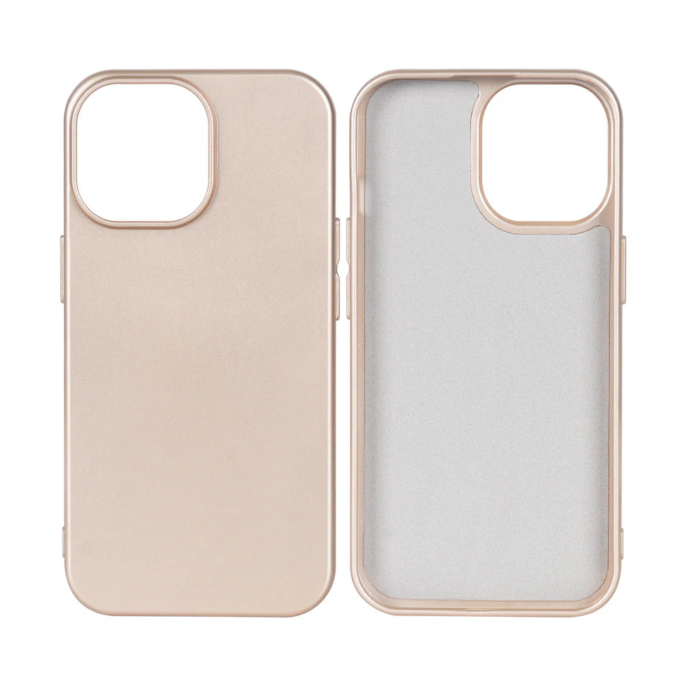 Puha TPU tok iPhone 15 Pro Max készülékhez (Arany)