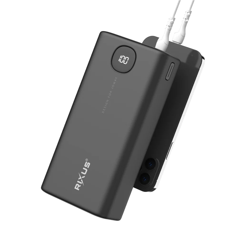 Nagy kapacitású powerbank, 40 000 mAh (fekete)