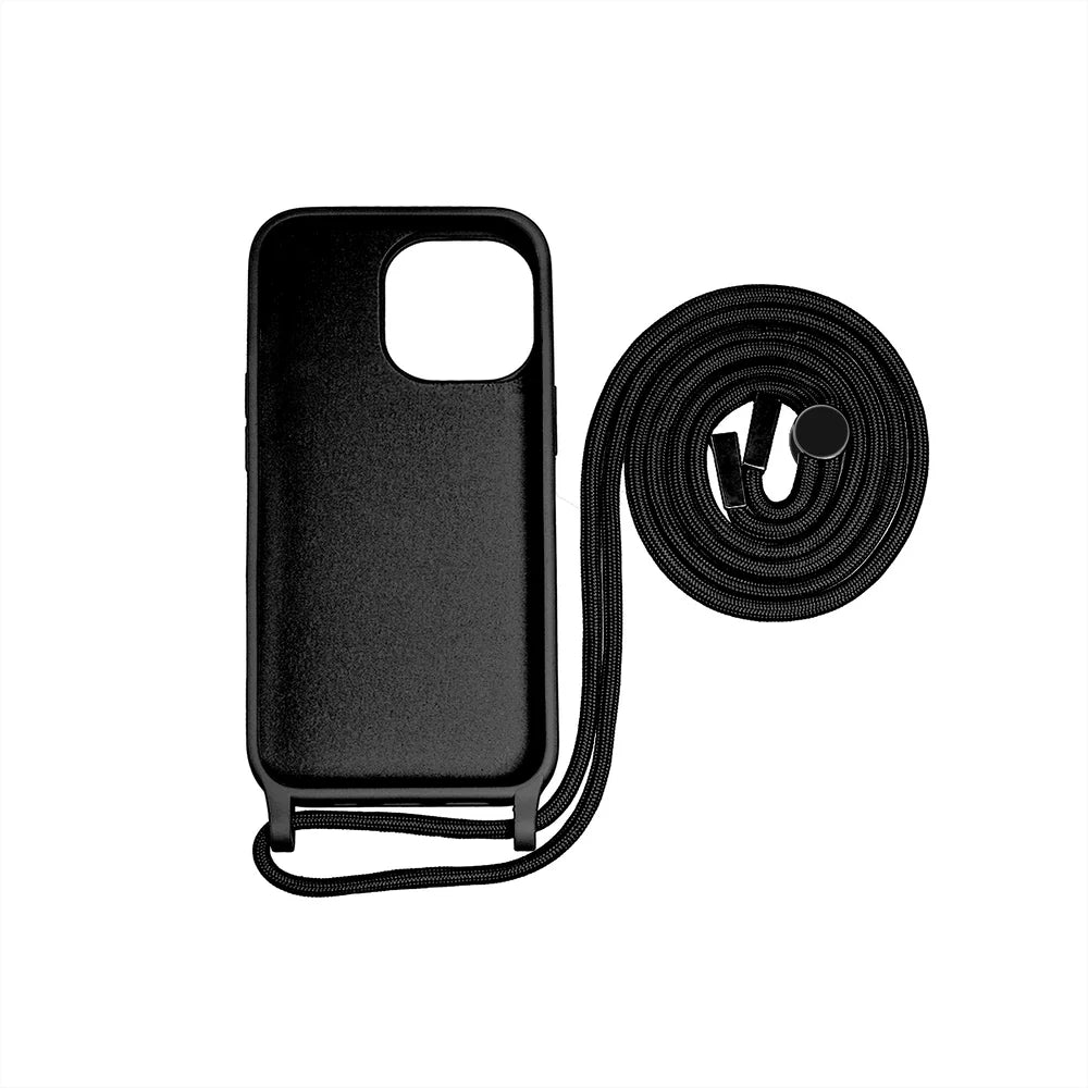 TPU tok pánttal iPhone 15 Pro Max készülékhez – Fekete
