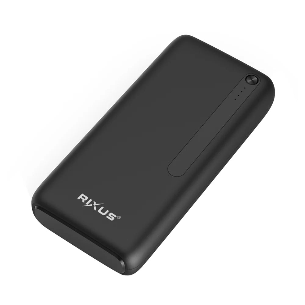 Nagy kapacitású powerbank, 30 000 mAh (fekete)