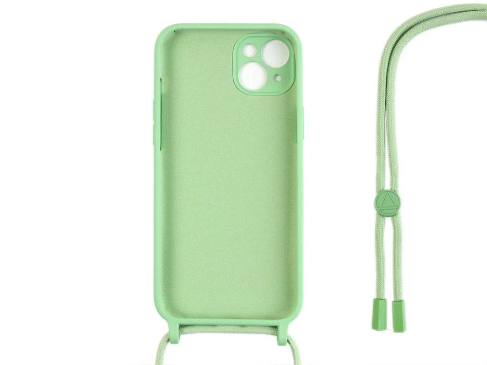 TPU tok pánttal iPhone 13 Mini készülékhez (világoszöld)