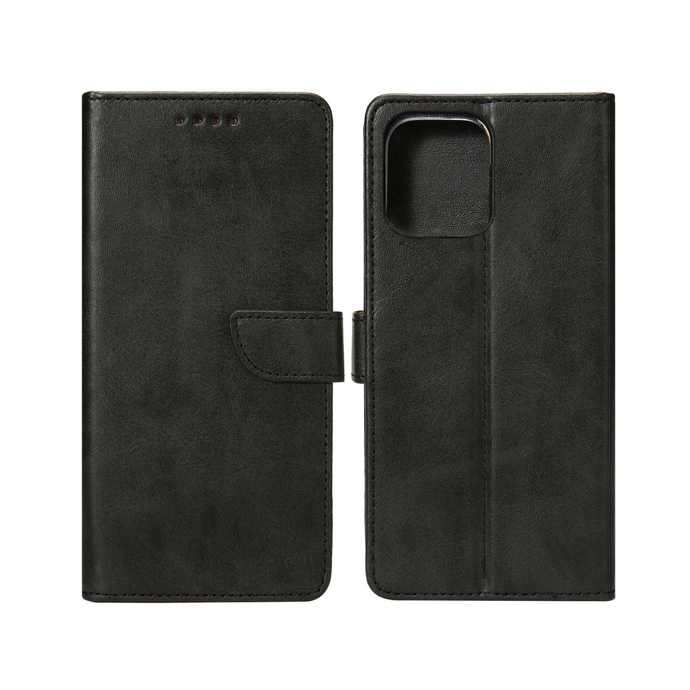Könyvtok iPhone 15 Pro telefonhoz (fekete)